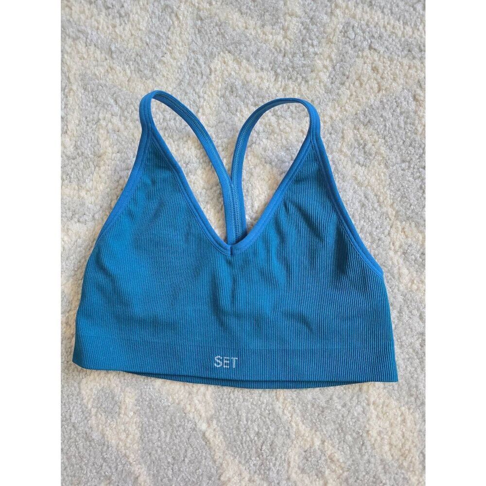 Set Active Bra Top, Green teal M